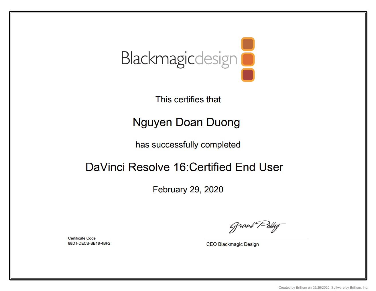 Bang DaVinci Resolve